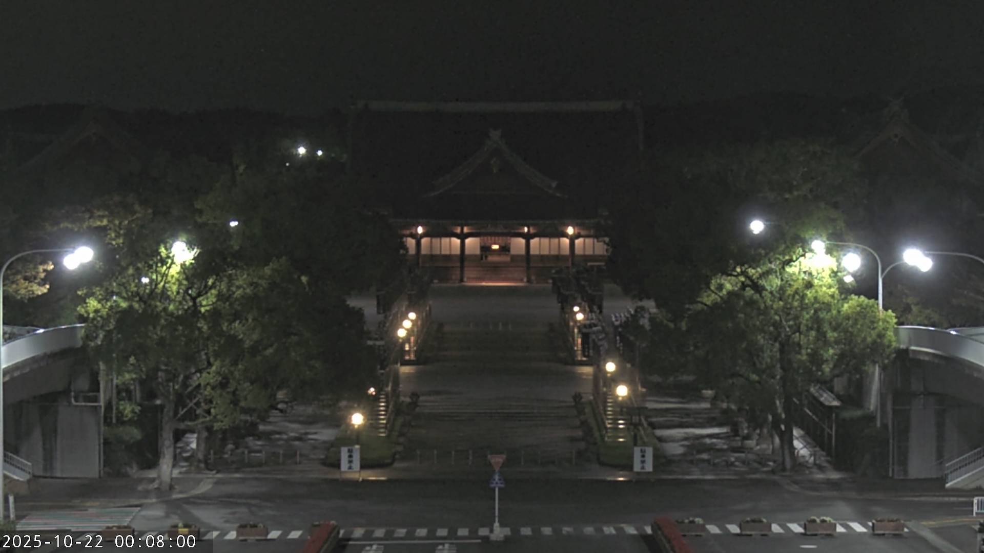 天理教教会本部のライブカメラ