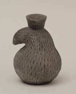象形壺(カボチャ)　チムー文化　チムー後期(後1350年頃～1470年頃)　高18.5ｃｍ