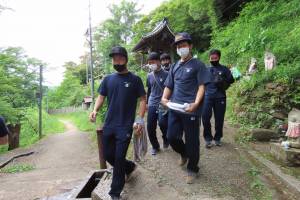 十三峠にて（1年生）