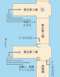 立教178年11月29日 別席受付場所