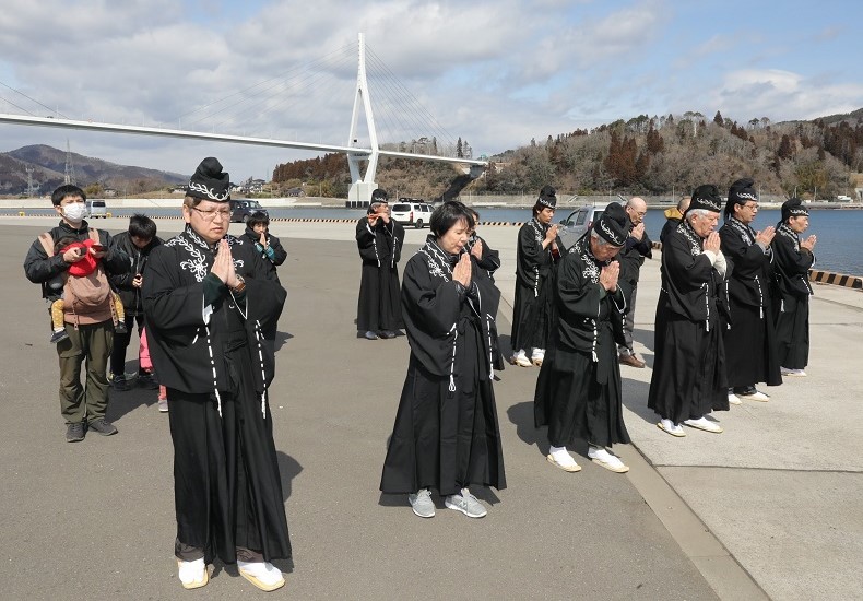 東日本大震災の被災地で慰霊祭 – 東愛大教会