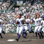 天理高校野球部 甲子園3回戦　接戦を制して