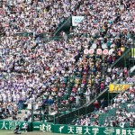 天理高校野球部 甲子園準々決勝 天理高側応援席