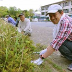 立教180年全教一斉ひのきしんデー　滋賀教区江西支部