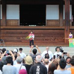 リオ五輪柔道男子73キロ級金メダリスト大野将平選手祝賀パレード　大野選手あいさつ