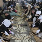 立教179年本部お節会・餅焼き