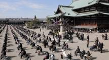 冬晴れが広がった、大祭当日の親里