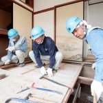 災救隊茨城教区隊埼玉教区隊が関東・東北豪雨の鬼怒川決壊被害 茨城県常総市へ再び出動1