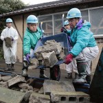 災救隊鳥取教区隊　鳥取県中部地震被災地へ 